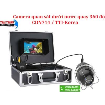 Camera quan sát dưới nước CDN714  quay 360 độ TTI Hàn quốc